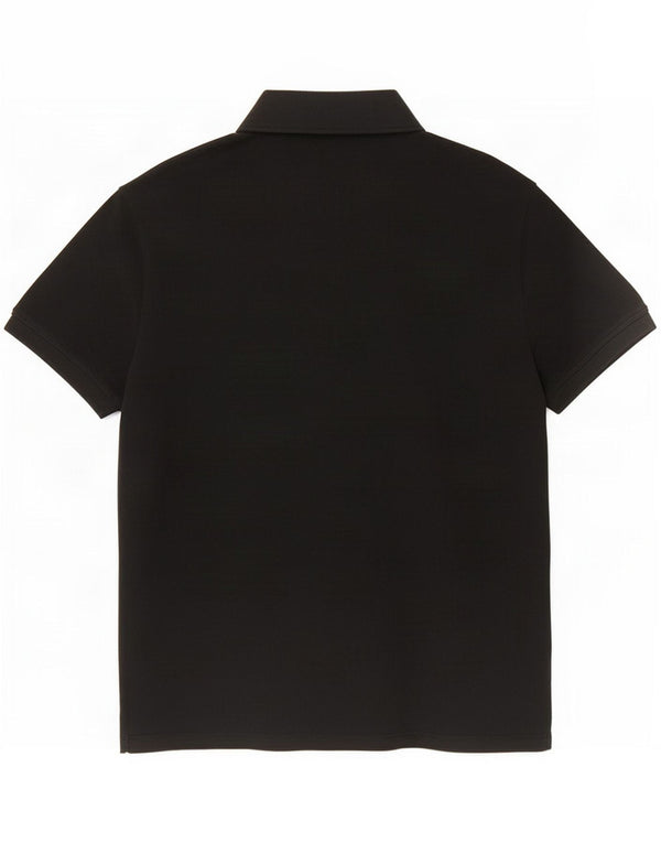 Trussardi Damen Poloshirt UK 20 2XL Schwarz Baumwolle