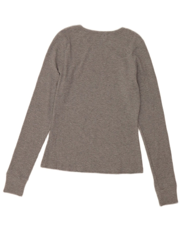 Champion Damen Top Langarm UK 14 Mittelgrau