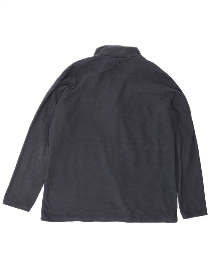 MOUNTAIN WAREHOUSE Herren-Fleecepullover mit Reißverschluss, XL, Marineblau, Polyester