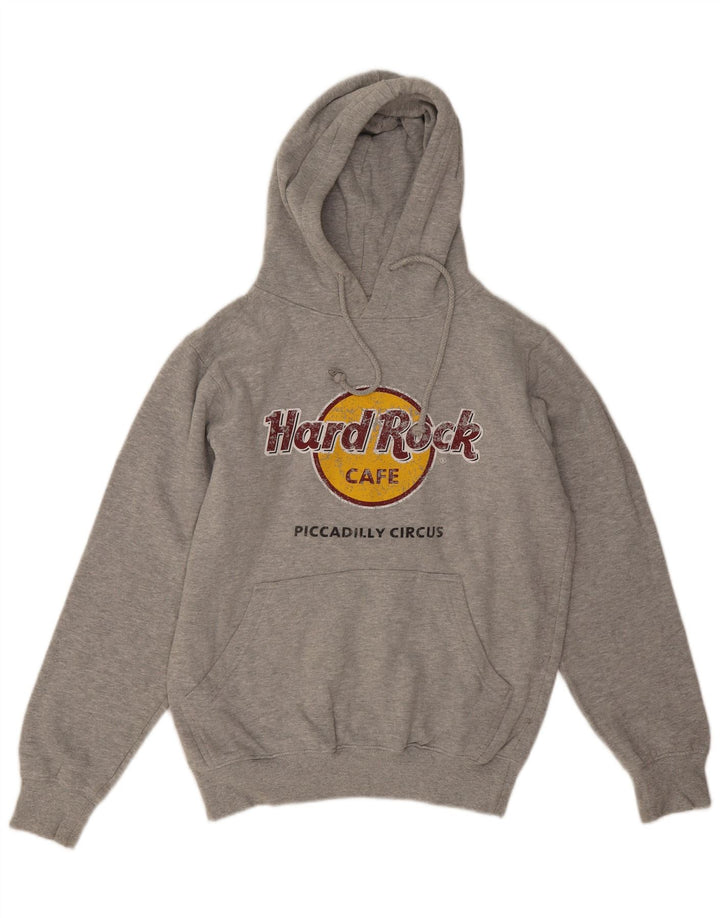Hard Rock Cafe Herren Piccabilly Circus Kapuzenpullover Mittelgrau meliert
