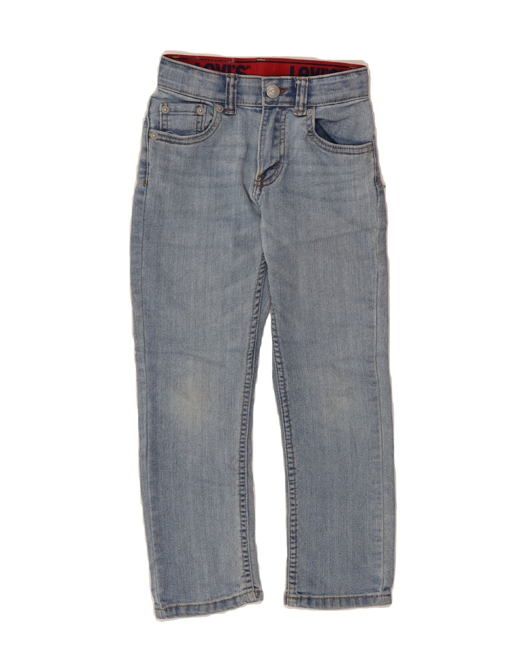 LEVI'S Boys 511 Slim Jeans 6-7 Years W22 L21 Blue Cotton Vintage Levi's and Second-Hand Levi's from Messina Hembry 