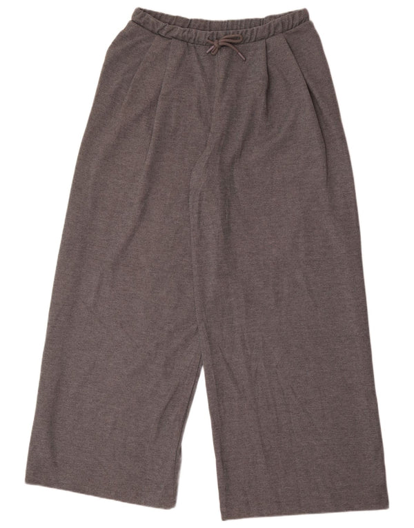 Marks & Spencer Damen-Trainingshose mit hoher Taille, UK 12, Mittelgrau