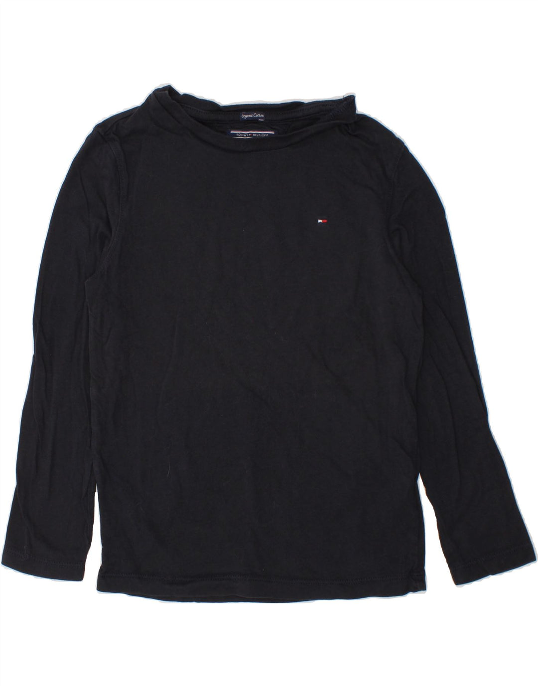 TOMMY HILFIGER Boys Top Long Sleeve 5-6 Years Navy Blue Cotton Vintage Tommy Hilfiger and Second-Hand Tommy Hilfiger from Messina Hembry 