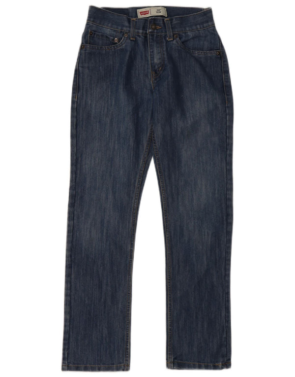 LEVI'S Jungen 511 Slim Jeans 13–14 Jahre W27 L27 Blaue Baumwolle