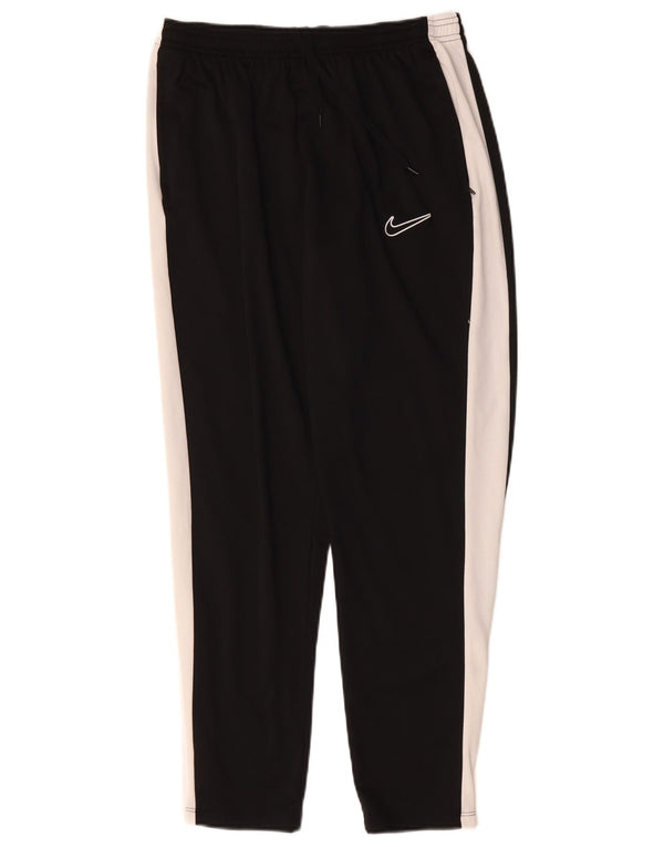 Nike Mens Tracksuit Trousers Large Black Colourblock Polyester