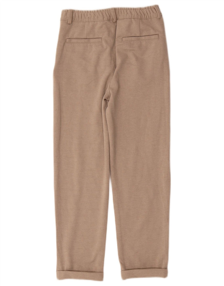 Zara Chino-Hose mit Pegged für Jungen, 9–10 Jahre, W26, L23, Beige, Polyester