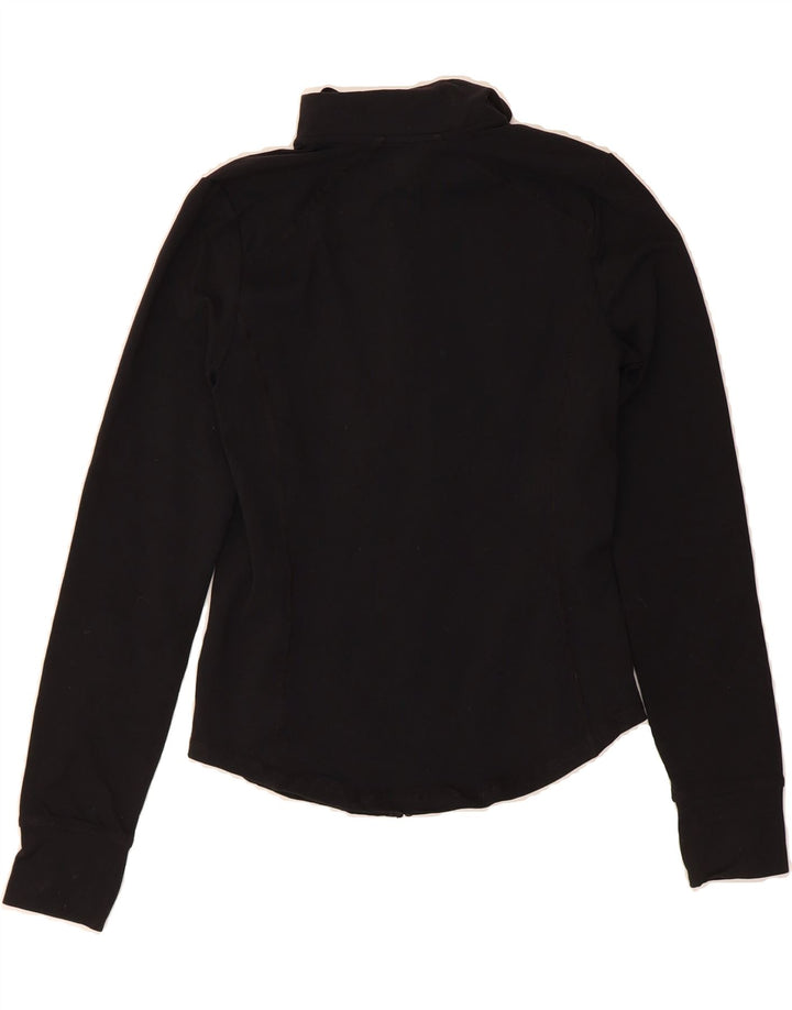 RALPH LAUREN Womens Tracksuit Top Jacket UK 10 Small Black Nylon Vintage Ralph Lauren and Second-Hand Ralph Lauren from Messina Hembry 