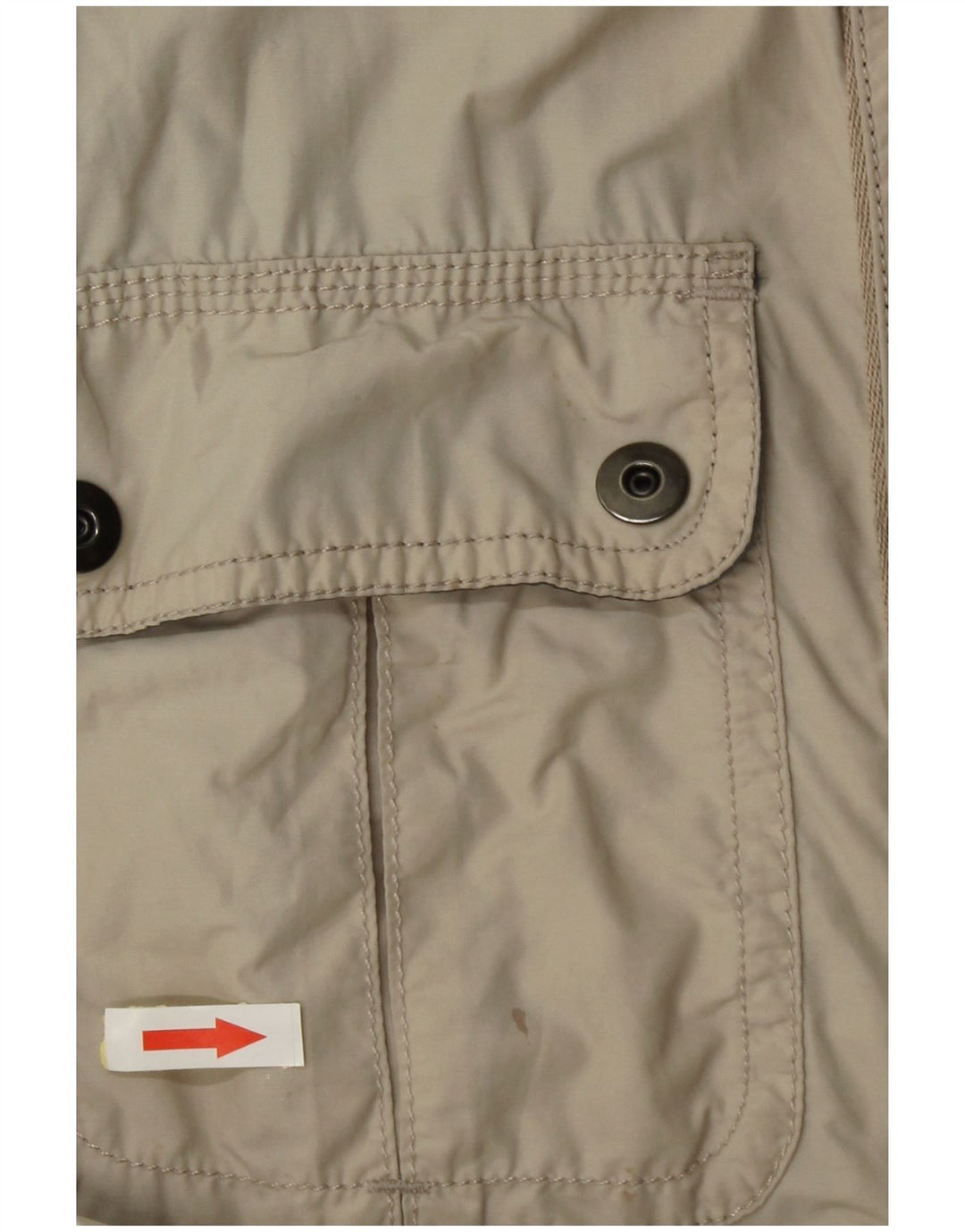Marks & Spencer Herren-Utility-Jacke UK 40 Large Beige Baumwolle