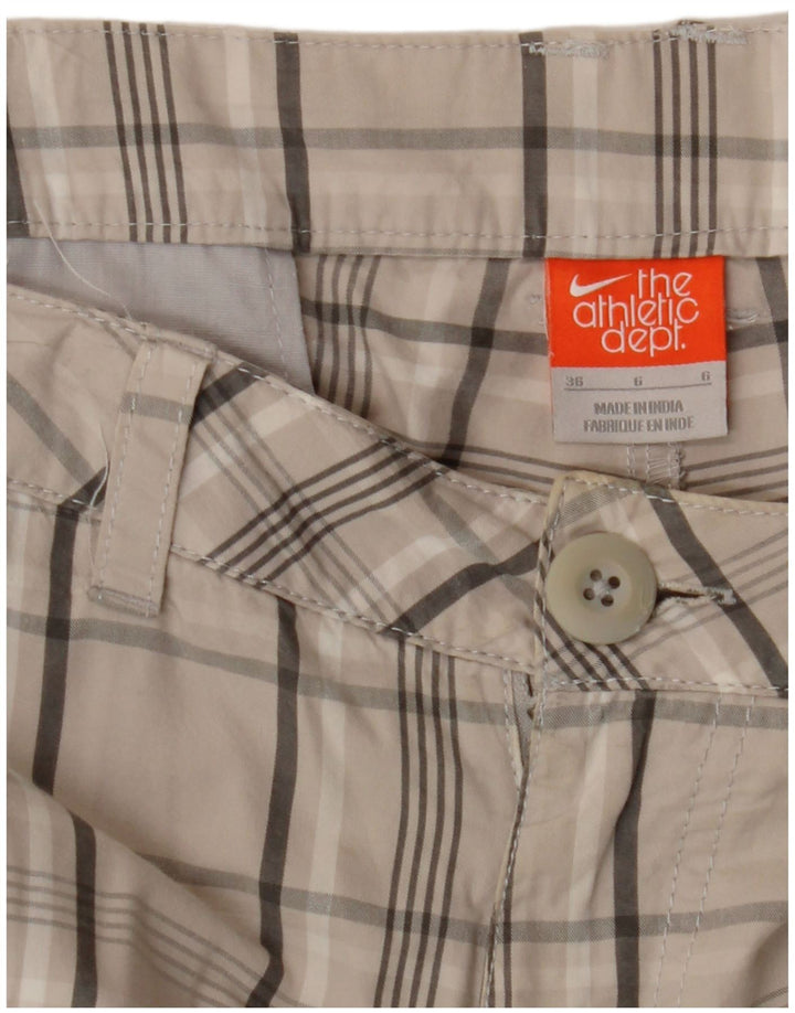 NIKE Herren Cargoshorts W36 Large Beige Check