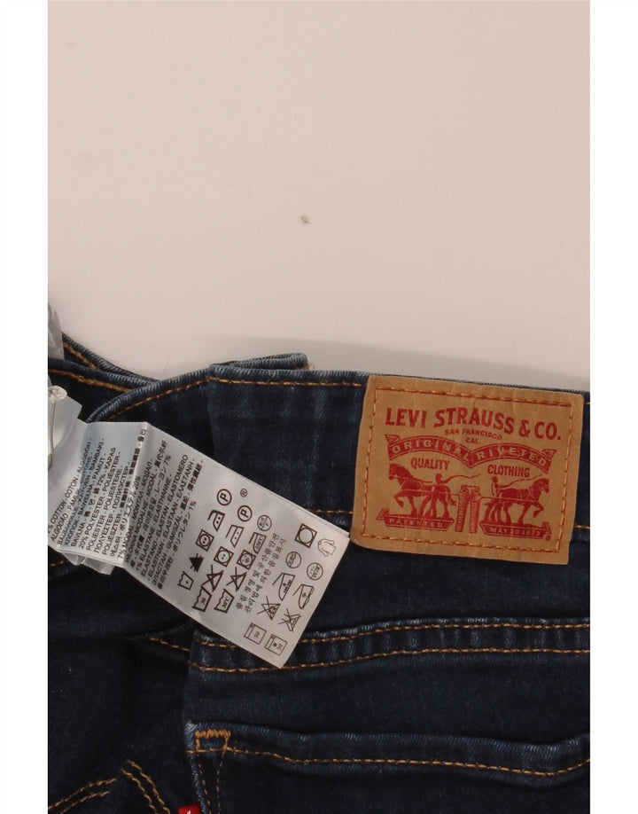 Levi's Damen 715 Bootcut Jeans W24 L33 Blaue Baumwolle