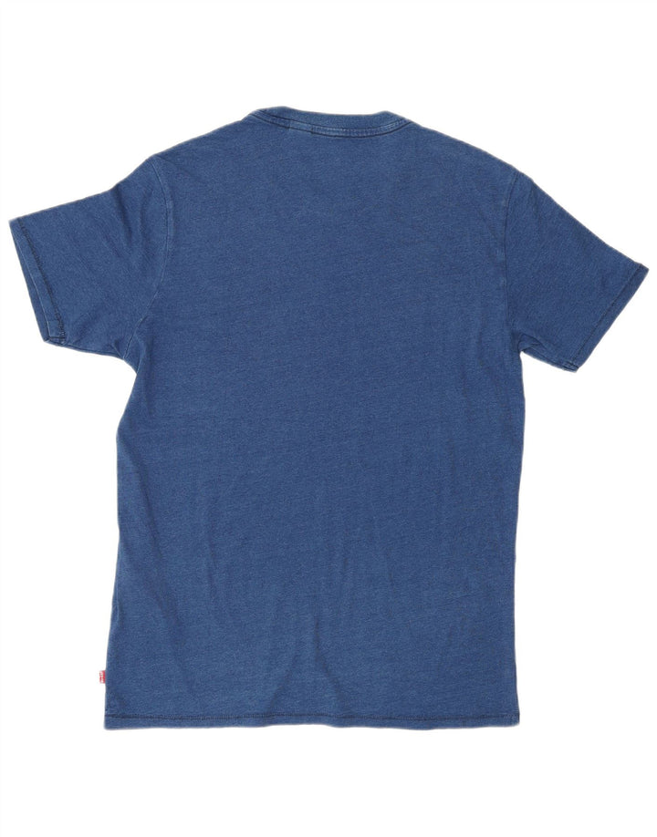 Levi's Herren-T-Shirt mit Grafik, Größe S, Blau, Baumwolle