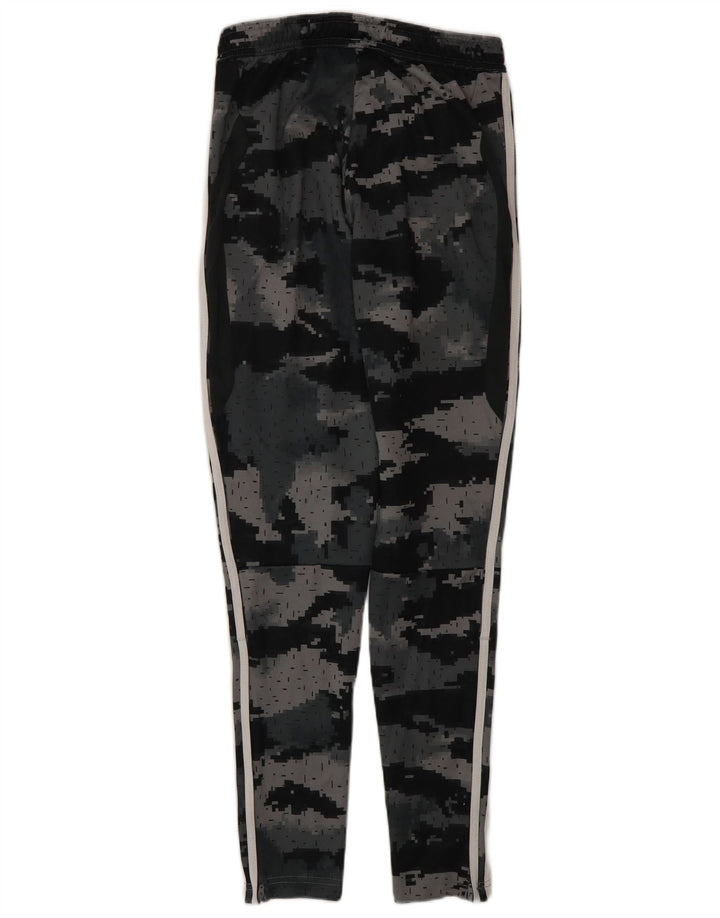 ADIDAS Mens Tracksuit Trousers XS Grey Camouflage Polyester
