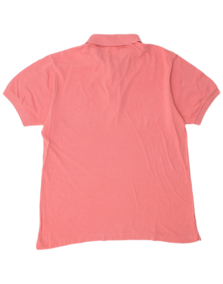 Lacoste Herren-Poloshirt, Größe 4, mittelrosa, Baumwolle