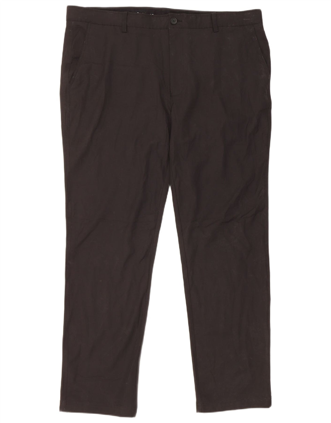 Calvin Klein Herren Straight Chino Hose W42 L33 Schwarz Polyester