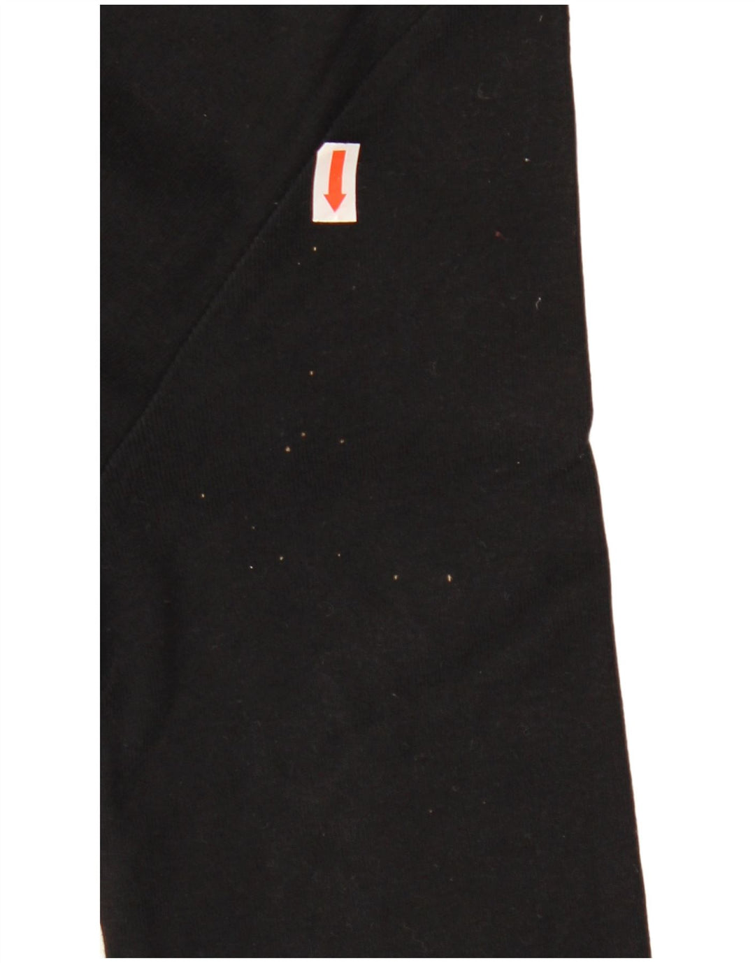 ARMANI JEANS Grafik-Top für Damen, 3/4-Ärmel, UK-Größe 12, mittelschwarz, Baumwolle