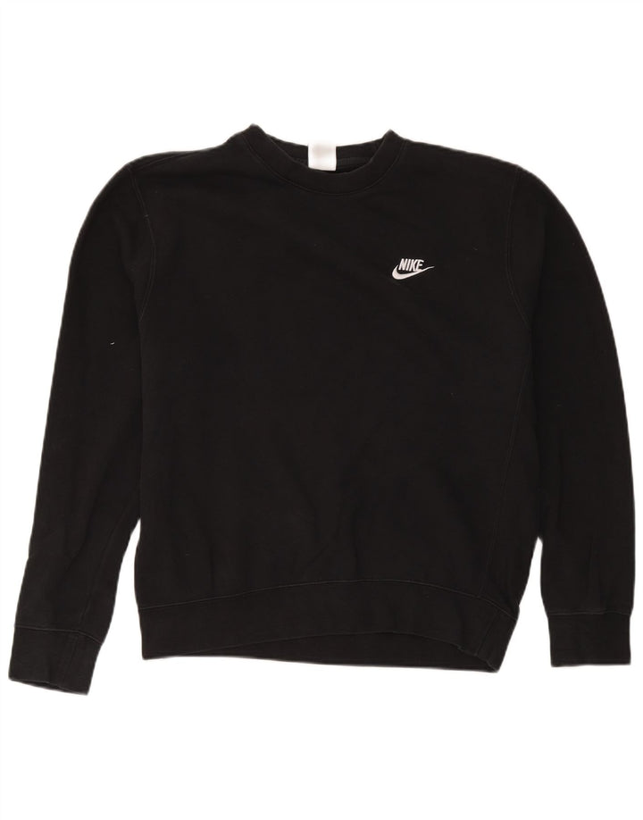 Nike Herren-Sweatshirt-Pullover, mittelschwarz, Baumwolle