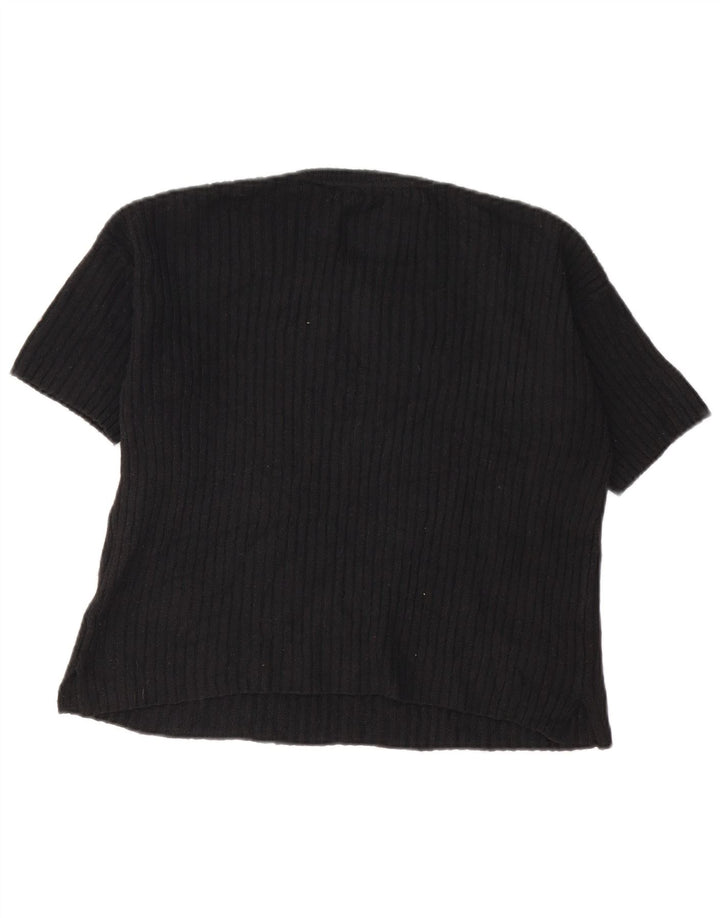 Jack Wills Damen-Blusenoberteil, UK-Gr. 8, S, Schwarz, Polyester