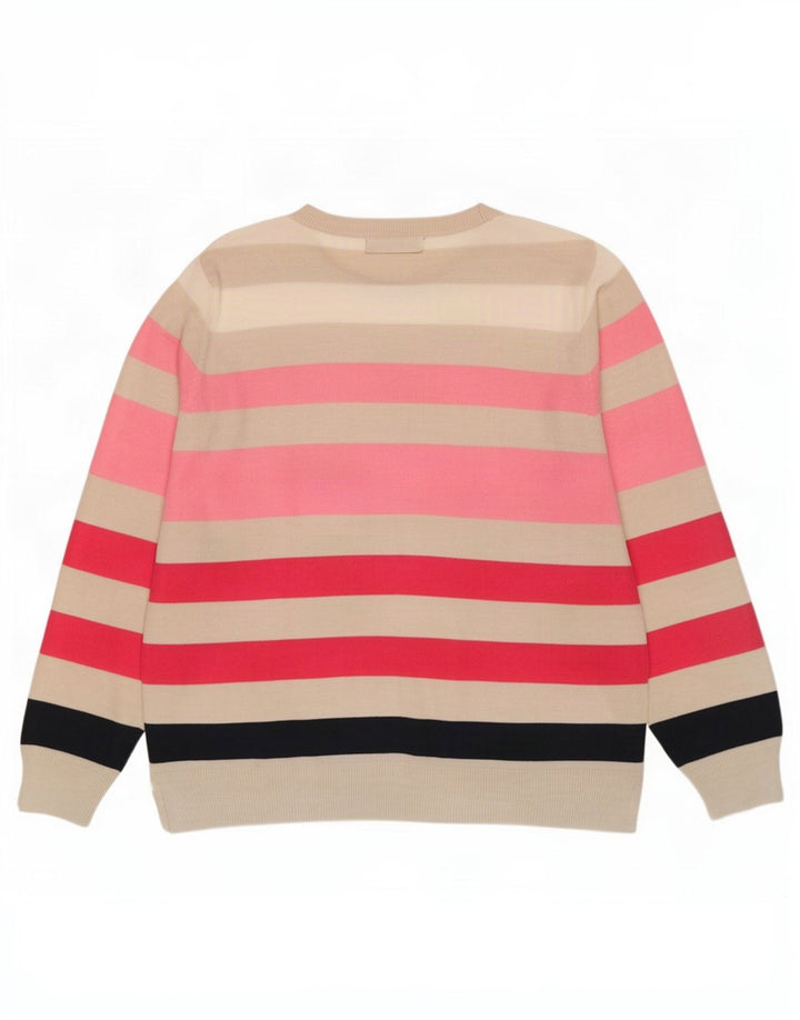 Marks & Spencer Damen-Pullover mit U-Boot-Ausschnitt, Gr. 14, Größe M, Mehrfarbig