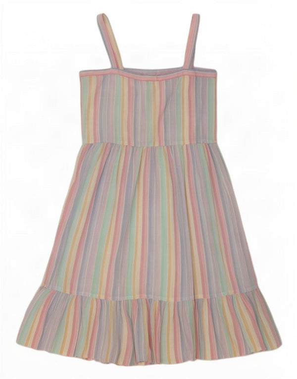 Bellino Damen ärmelloses Sommerkleid UK 14 Large Mehrfarbig gestreift