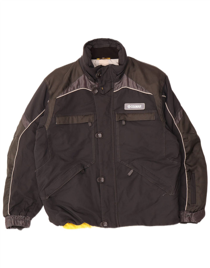 COLMAR Herren-Windjacke, EU 50, Mittelschwarz, Colourblock-Polyamid