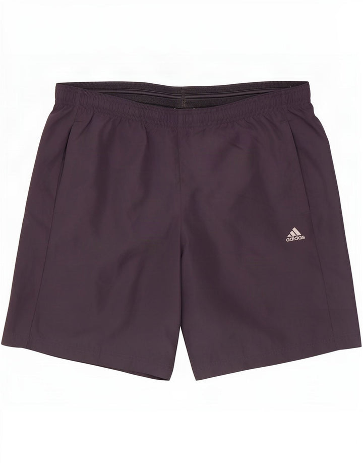 Adidas Herren Climalite Sport Shorts Large Grau Polyester