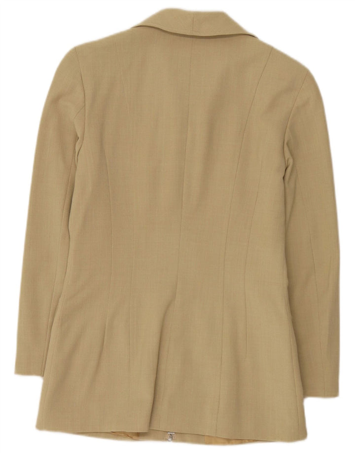Marc Aurel Damen Blazerjacke mit durchgehendem Reißverschluss IT 36 XS Gelbes Polyester