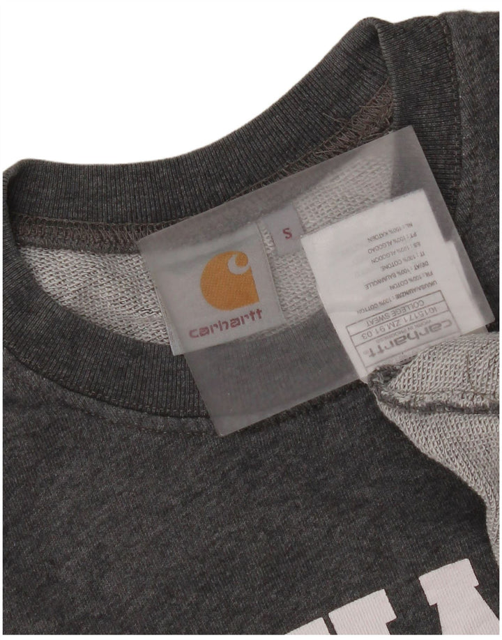 Carhartt Herren-Sweatshirt mit Grafik, Größe S, Grau, Baumwolle