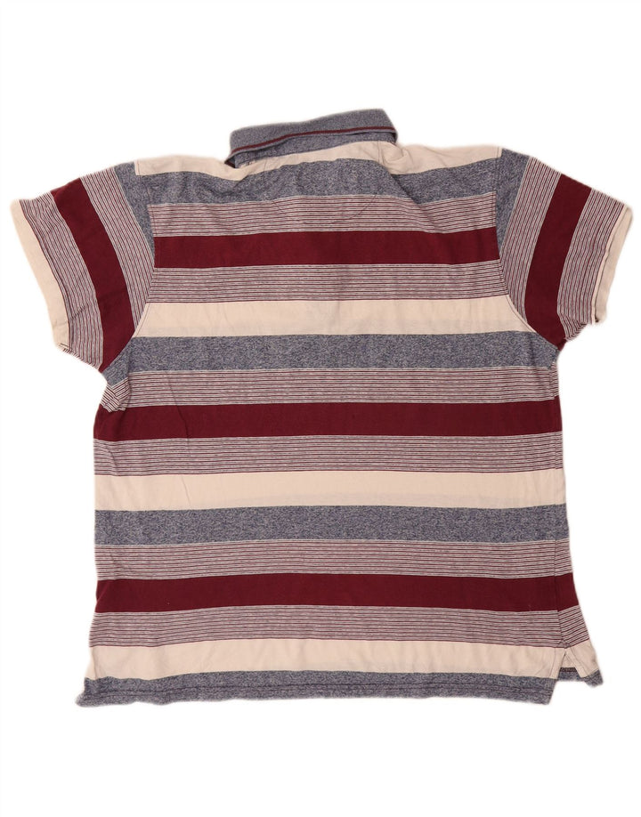 Pierre Cardin Herren-Poloshirt mit normaler Passform, groß, mehrfarbig, gestreift