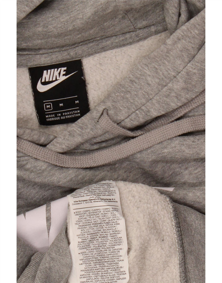 Nike Herren-Kapuzenpullover mit Grafik, mittelgraue Baumwolle