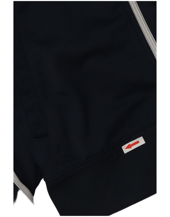 NIKE Herren-Trainingsanzug-Oberteil, Jacke, klein, marineblau, Farbblock-Polyester