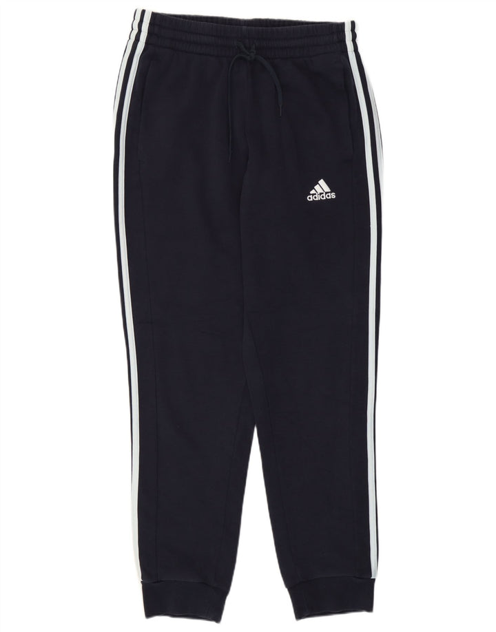 Adidas Herren-Trainingshose, Jogginghose, mittelblau, Baumwolle