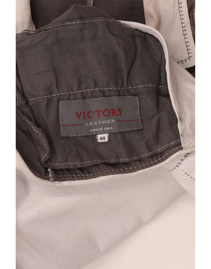 Victory Damen-Blazerjacke mit 1 Knopf, IT 44, Mittel, gebrochenes Weiß, klassisch