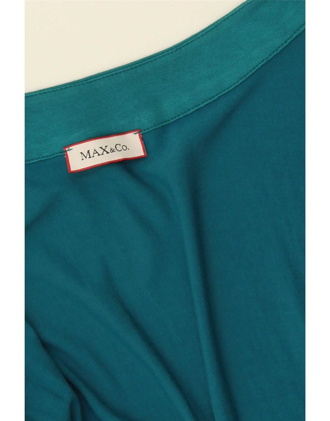 Max & Co. Damen Ärmelloses A-Linien-Kleid UK 14 Mittelblau