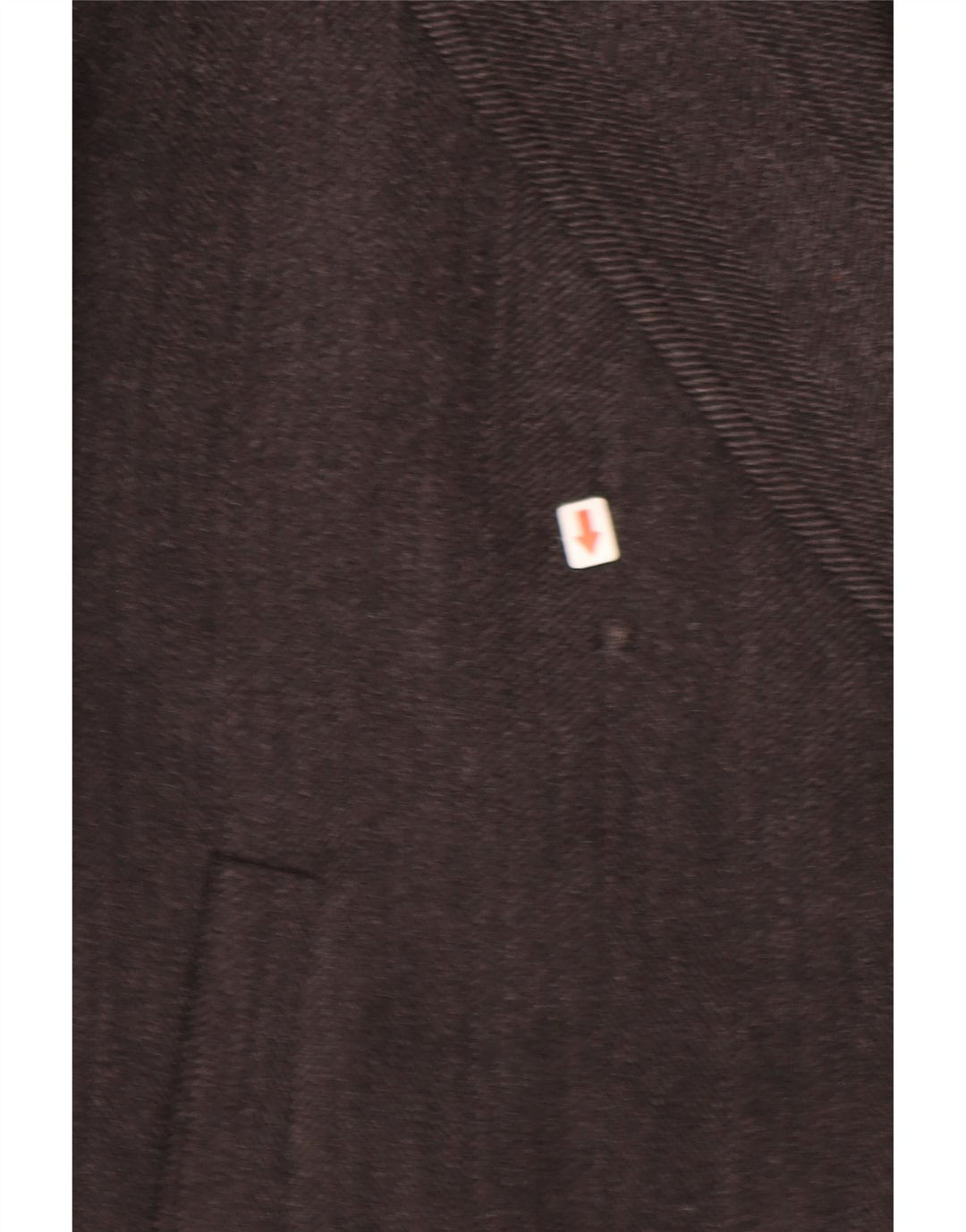 GEOX Herrenmantel UK 46 3XL Graue Fischgrätenwolle