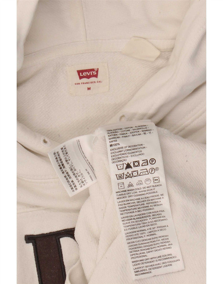 Levi's Herren-Kapuzenpullover mit Grafik, mittelweiße Baumwolle