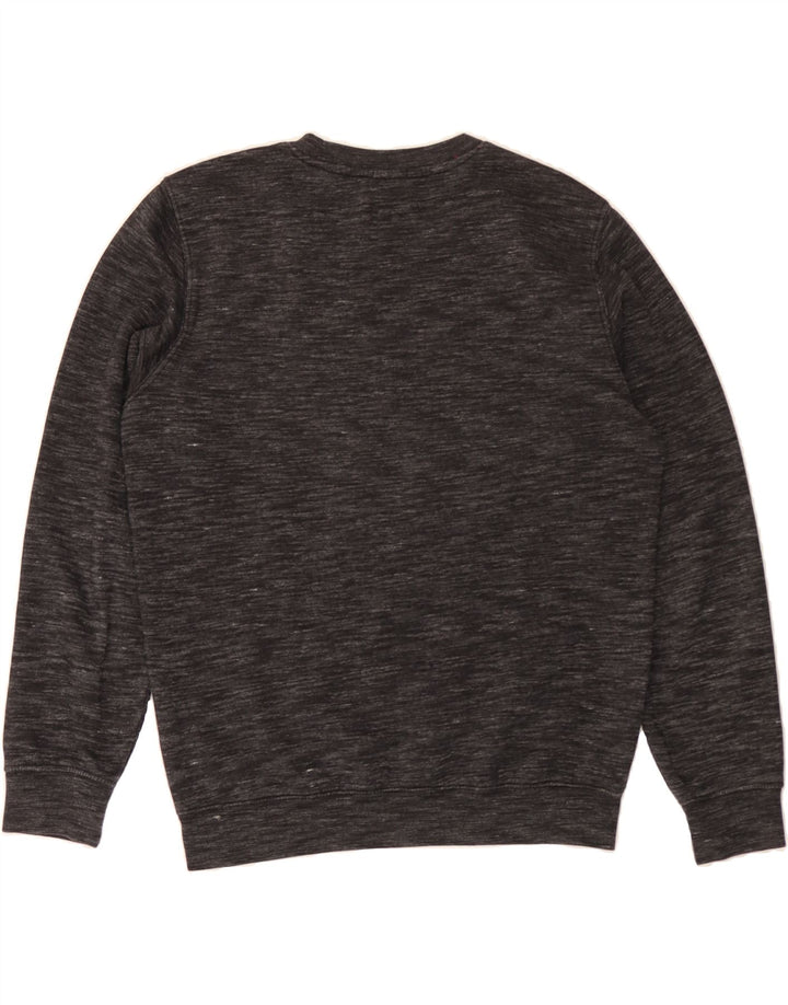 CHAMPION Mens Graphic Sweatshirt Jumper Medium Black Flecked Vintage Champion and Second-Hand Champion from Messina Hembry 