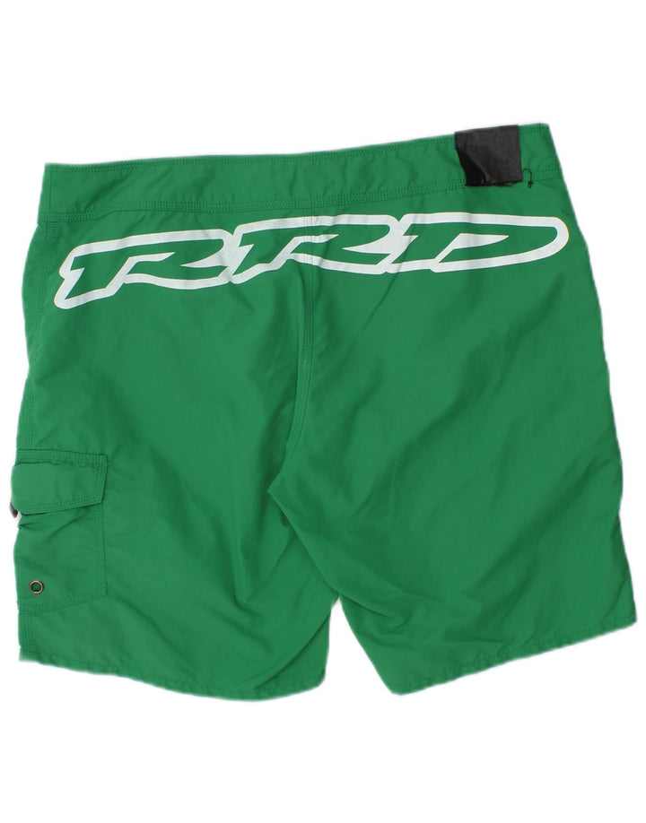 RRD Herren-Badeshorts mit Grafik, Größe L, Grün