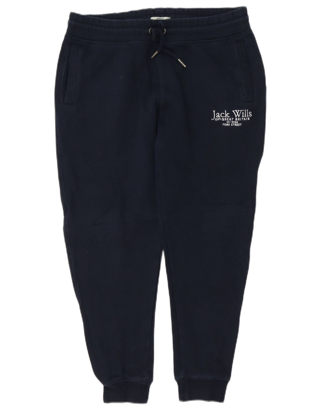 JACK & JONES Herren-Trainingsanzug-Hose mit grafischem Muster, mittleres Marineblau