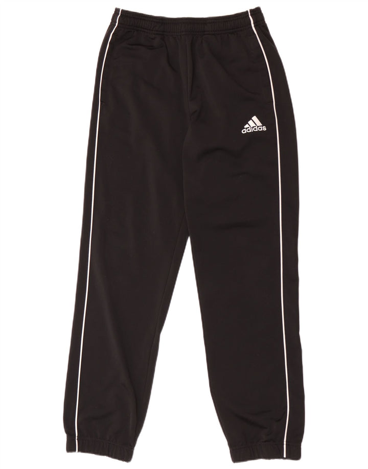 Adidas Jungen-Trainingshose, Jogginghose, 13–14 Jahre, schwarzes Polyester