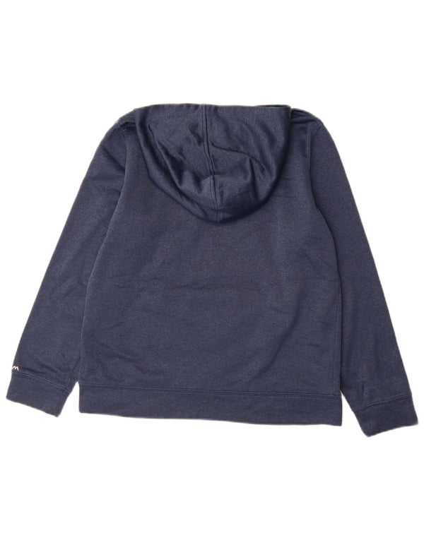 UNDER ARMOUR Mädchen-Pullover mit lockerem Kapuzenpullover, 11–12 Jahre, Größe L, Marineblau