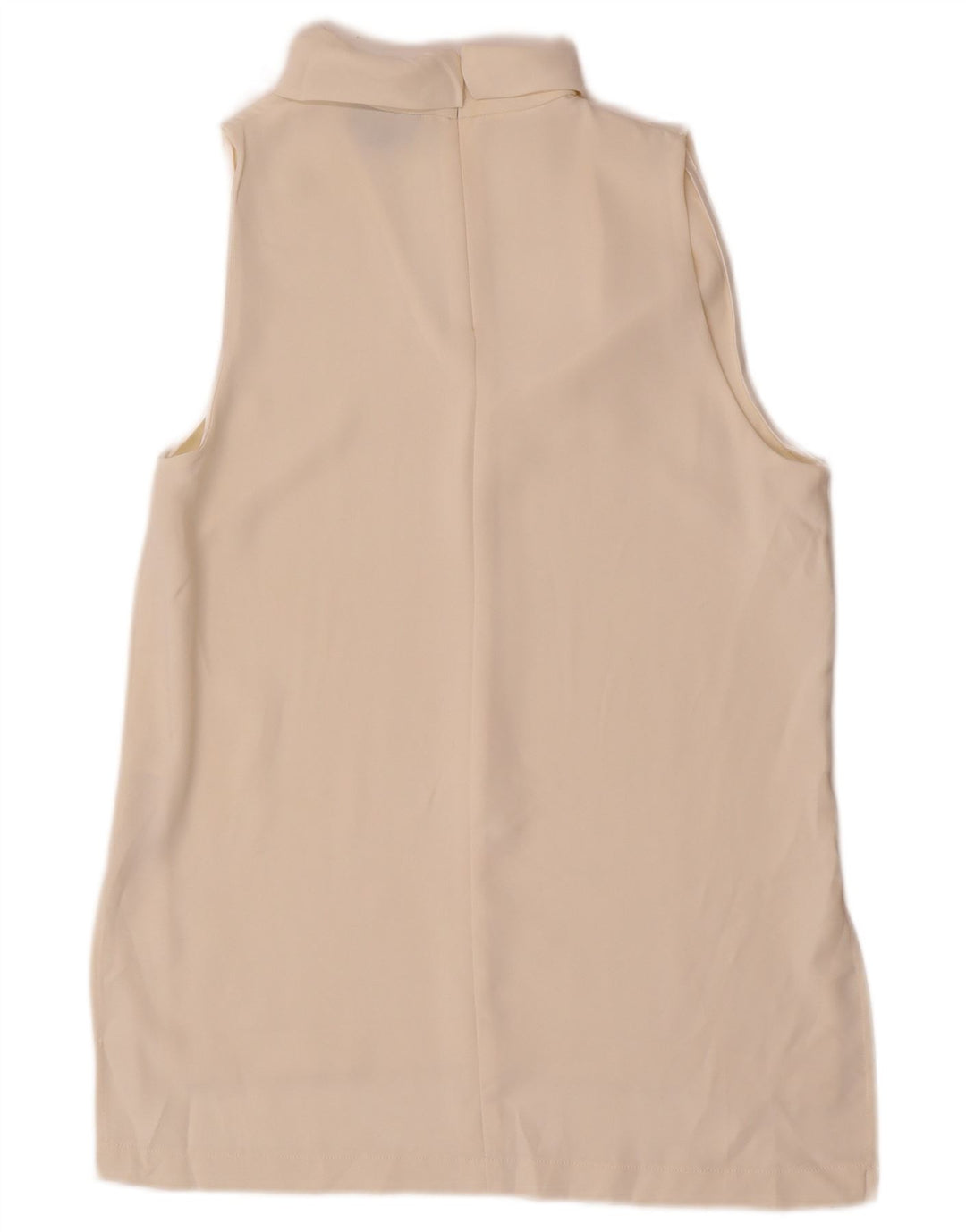 Topshop Damen-Bluse, ärmellos, Gr. 10, Größe S, gebrochenes Weiß, Polyester