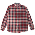 JACK & JONES Herrenhemd aus Baumwolle, mittelgroß, marineblau, kariert