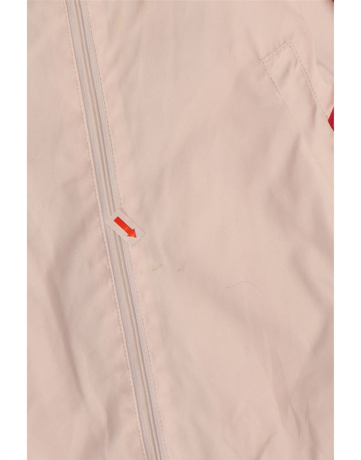 KAPPA Herren-Trainingsanzugoberteil, Jacke, Größe S, Weiß, Farbblock-Polyester