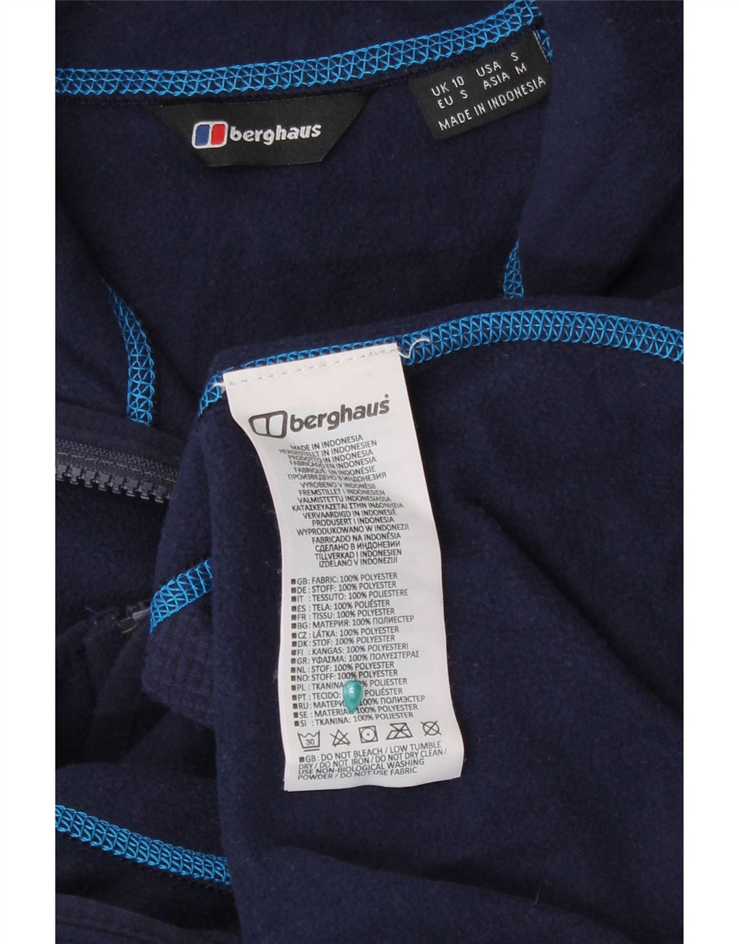 Berghaus Damen Fleecejacke UK 10 Small Marineblau Polyester