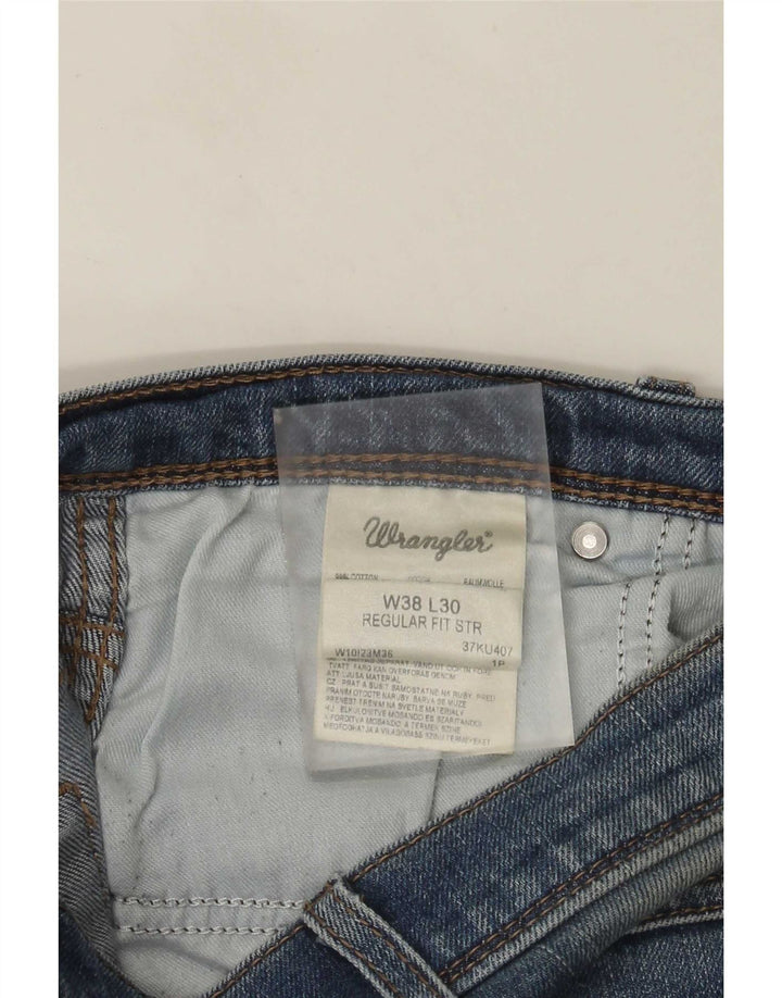 Wrangler Herren-Jeans mit normaler Passform, gerade Passform, W38, L30, Blau, Baumwolle