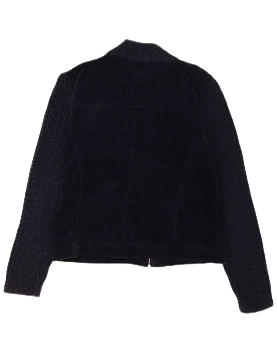 Marks & Spencer Damen Cordjacke UK 16 Large Marineblau Baumwolle
