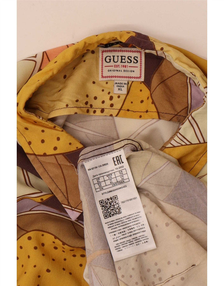 Guess Herren Kurzarmhemd XL Mehrfarbig