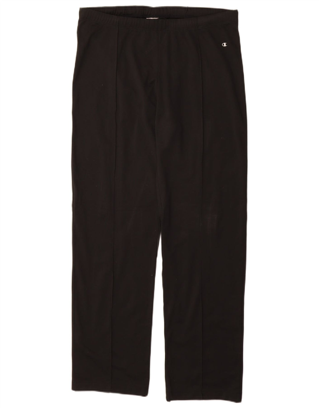CHAMPION Womens Easy Fit Tracksuit Trousers UK 14 Large  Black Polyester