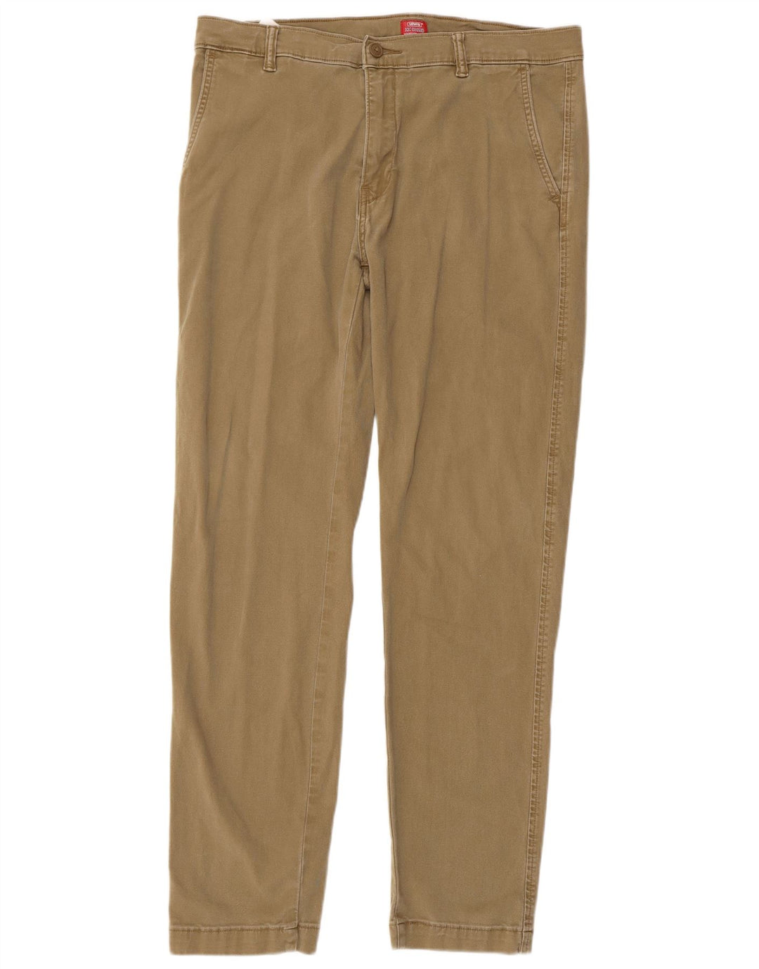 LEVI'S Mens Standard Tapered Chino Trousers W34 L31 Beige Cotton