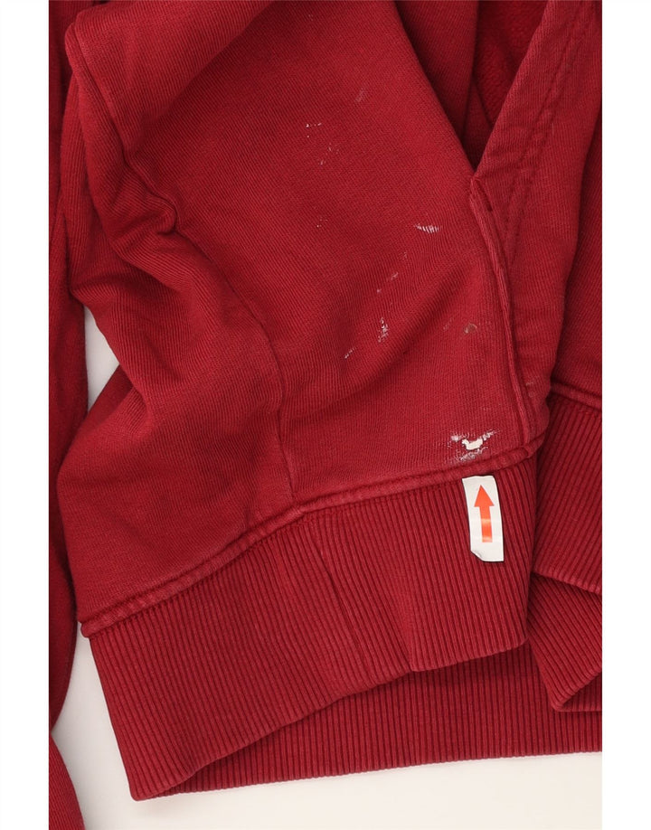 Vans Herren-Kapuzenpullover mit Grafik, mittelrote Baumwolle